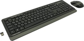 Клавиатура+мышь A4tech Клавиатура + мышь Fstyler FG1010S FG1010S GREY, цвет темно-серый 87890354