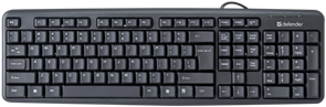 Клавиатура Defender Element HB-520 45522, цвет черный 1964353217