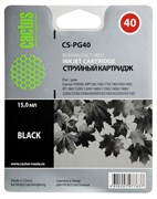 Картридж черный Cactus CS-PG40 1481917620