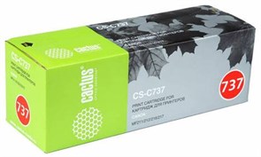 Тонер-картридж черный Cactus CS-C737 2114272504