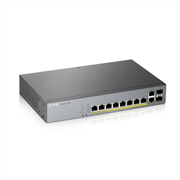 GS1350-12HP L2 коммутатор PoE+ для IP-видеокамер Zyxel GS1350-12HP, rack 19&amp;quot;, 10xGE (8xPoE+), 2xSFP, бюджет PoE 130 Вт, дальность передачи питания до 235419768