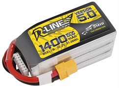 Аккумулятор Tattu R-Line V5.0 1400мАч 6S 150C LiPo (XT60) 1485609358