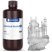 Фотополимерная смола Anycubic Standard Resin V2 Clear Прозрачный (1кг) 831038714