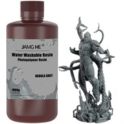 Фотополимерная смола JAMG HE Water Washable Plus Resin Nebula Grey Темно-серый 10K (1 кг) 89473988