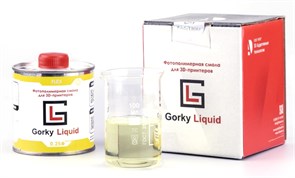 Фотополимерная смола Gorky Liquid Flex прозрачная (1кг) 1396703296