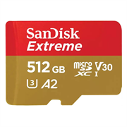 Карта памяти SanDisk Extreme 512Gb microSDXC Class 10 UHS-I U3 V30 125652347
