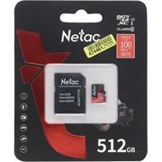 Карта памяти microSDXC UHS-I U3 NETAC P500 Extreme Pro 512 ГБ 1186666009