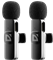 Микрофон беспроводной ANC на прищепке 2шт+ресивер Type-C черн. Talky-138 64138 DEFENDER 210802800