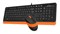 Клавиатура+мышь A4tech Fstyler F1010 F1010 ORANGE, цвет черный 1602572779