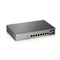 GS1350-12HP L2 коммутатор PoE+ для IP-видеокамер Zyxel GS1350-12HP, rack 19", 10xGE (8xPoE+), 2xSFP, бюджет PoE 130 Вт, дальность передачи питания до 235419768