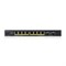 Коммутатор PoE+ Zyxel GS1100-10HP, 8xGE PoE+, 2xSFP, настольный, бесшумный, бюджет PoE 130 Вт, Kensigton lock 1581727282