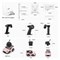 Набор Sniclo 1:100 SNT 370Z 2009 (Розовый) 2095467327