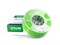 ABS+ пластик ESUN Peak Green Салатовый 1,75 мм (1кг) 660845541