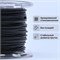 TPU пластик Filamentarno TOTAL PRO GF-10 Черный 1,75 мм (750 гр) 115441855