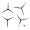 Пропеллеры Dalprop F7 Fold 2 CNC Hub Prop 254961523